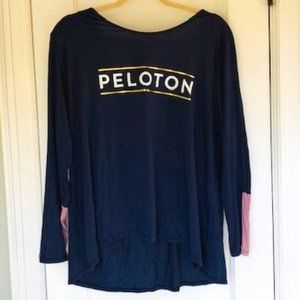 Women's Peloton Nualime Long Sleeve Scoop Neck Tee Sz XL